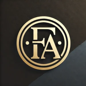 DALL·E 2025-04-21 12.07.40 - A clean and simple logo design featuring the lowercase initials 'f a' in a modern, stylish font. The design should be minimalistic and elegant, using